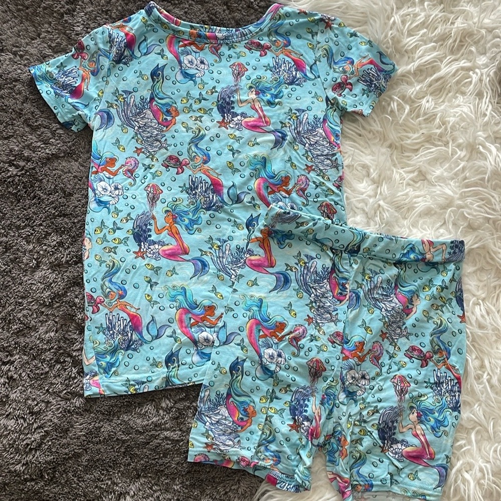 Birdie Bean 6T Mermaid Pajamas Bamboo